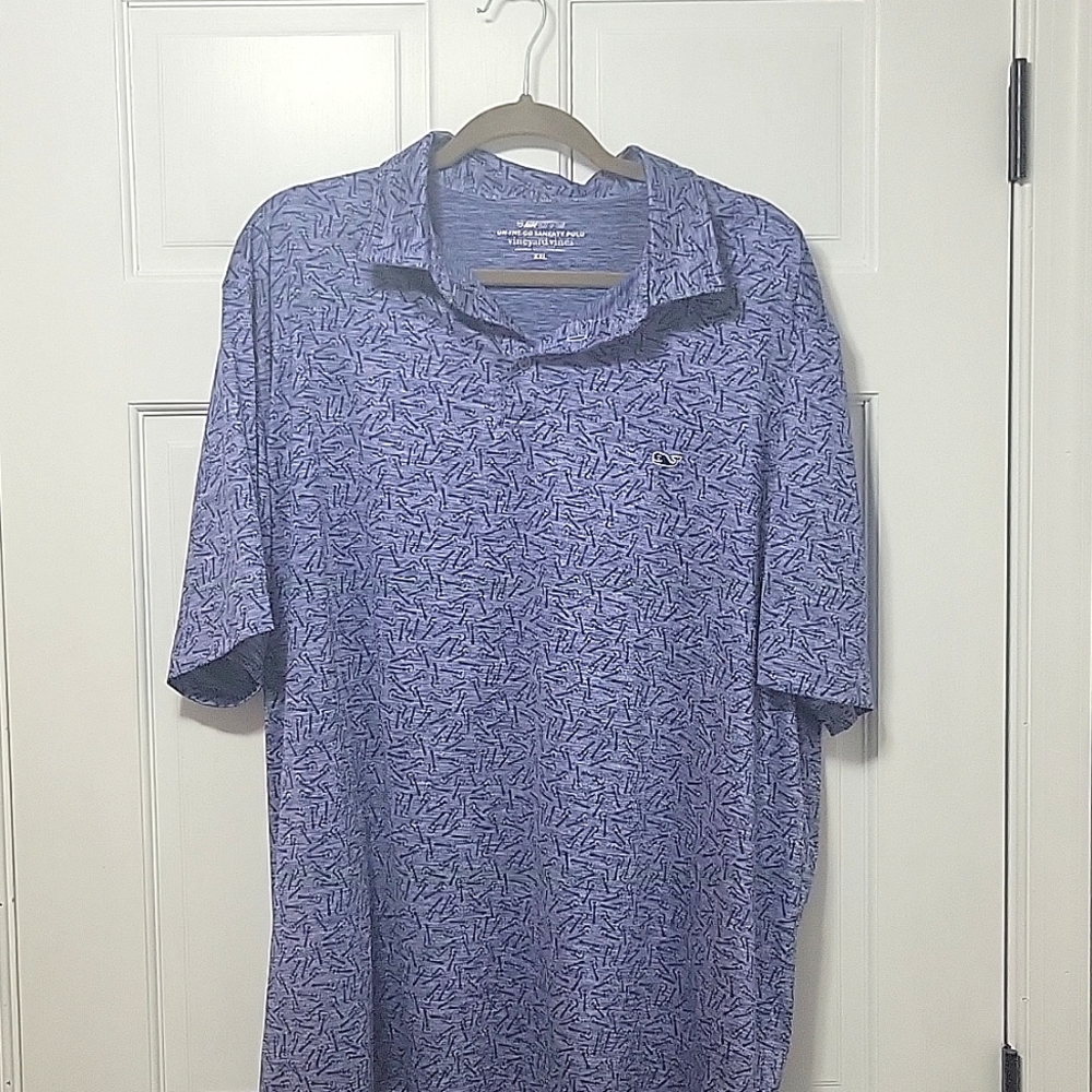 Vineyard Vines Guitar Logo Golf Polo
